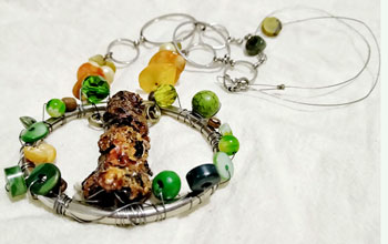 Collar aro bosque