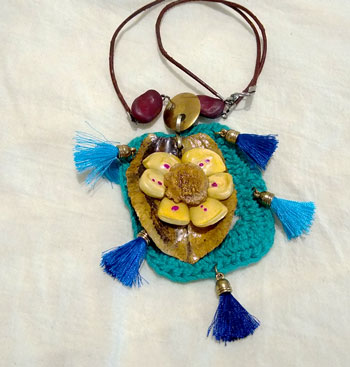 Collar fiesta jacaranda