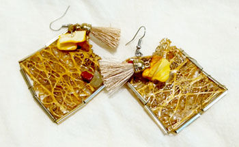 Aretes maxi dorados
