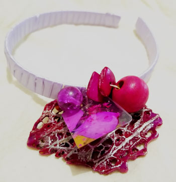 Diadema primavera rosa