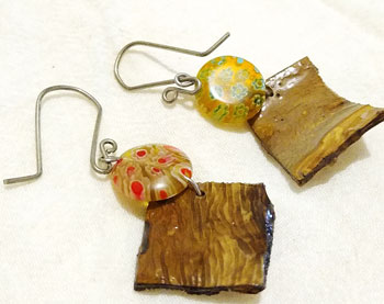 Aretes maguey soleado