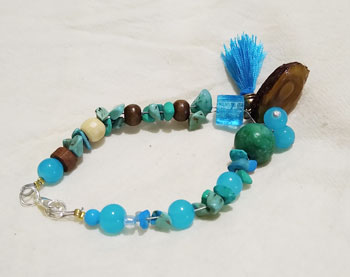 Pulsera entre azul
