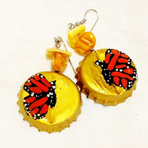 Aretes corcholata toque de mar