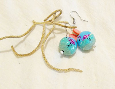 Aretes flamingos