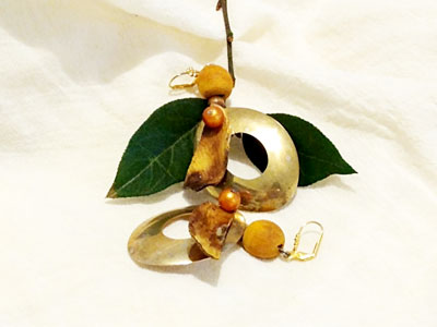 Aretes sueño dorado maguey