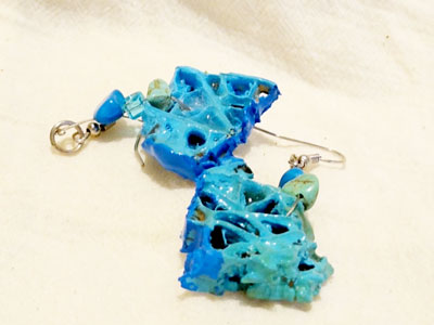 Aretes nopal marino