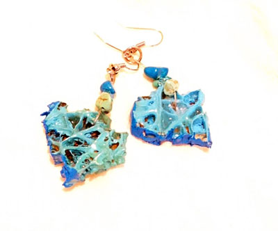 Aretes nopal marino